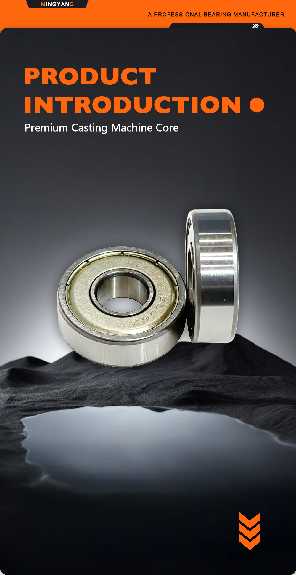 6000 ZZ Double Steel Shield Ball Bearing X