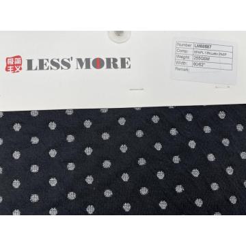 85% poliéster 13% lurex 2% elastano tecido jacquard