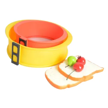 Cheesecake and Spring Form Pan Set: 9, 7", "10", "12 Inch Round Cake Pans & Silicone Baking Pan Collection