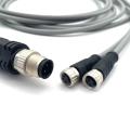 Cable gris de tipo M12 a 2M8 Y muy flexible