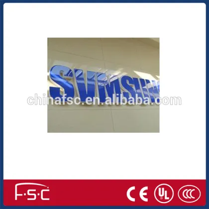 2015 Waterproof Acrylic Led Freestanding Company sign