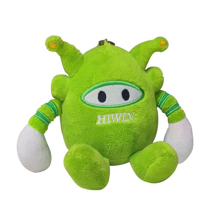 Figura peluche dell'agente verde