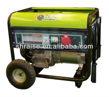 7kw twin cylinders electric gasoline powered generator set