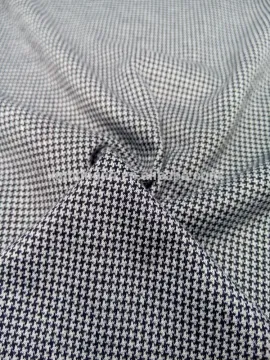polyester cotton spandex knitted check fabric from China