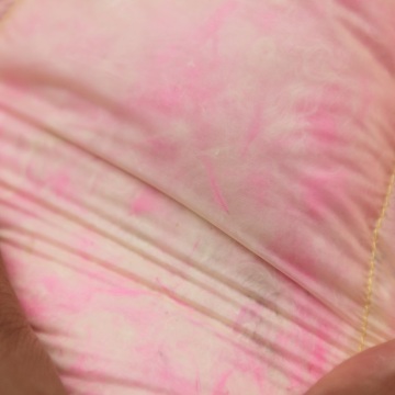 100%нейлоновая ткань, наполненная разноцветными перьями для одежды