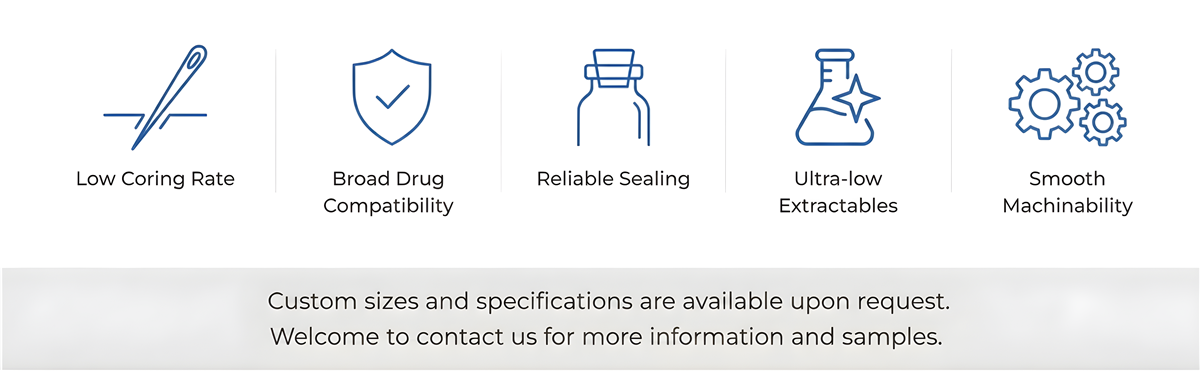 Coated Rubber Stopper