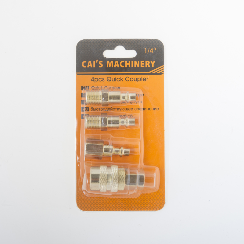 5-Piece Air Hose Kit with Quick Couplings Set for Pneumatic Tools - Comprehensive Accessory Kit