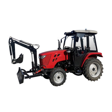 4wieltractor met front -end loader: tractoren, vrachtwagens, landbouw, Mini Farm Tractor