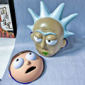 Máscara de cosplay estilo Rick e Morty 3D