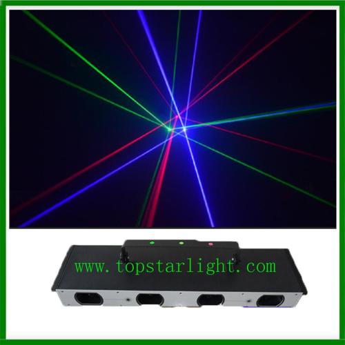 Grossistpris Laser belysning fyra huvud Stage laserljus