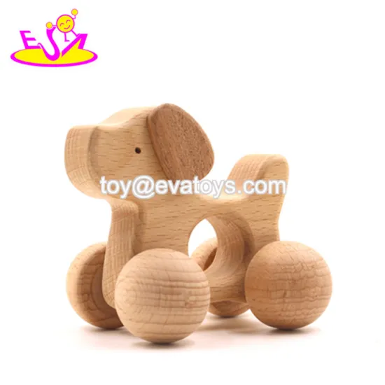 top fashion baby wooden animal car toy W04A235