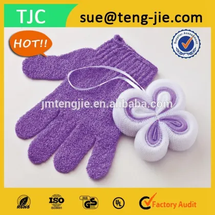 Beauty&Colorful Promotional Nylon Body Bath Glove