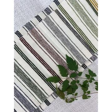 Tissu chenille rayé pour canapé