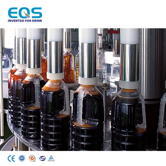 High Speed CE Certified Automatic Bottle Liquid Soy Sauce Filling Machine