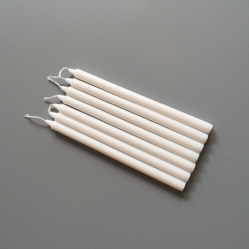 Dark Lighting White Stick Household Taper Candles