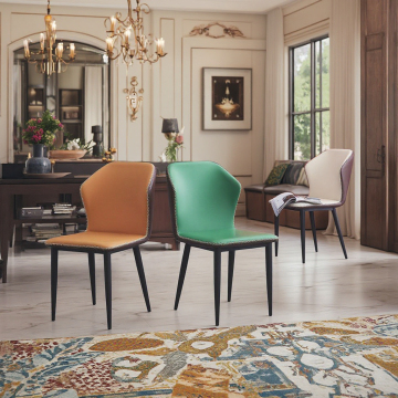 Italian Butterfly Chair in PU Leather for Modern Office, Bedroom, and Hotel Dining Areas