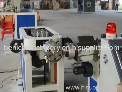 Plastic Single Wall Corrugated Pipe Extrusion Line 