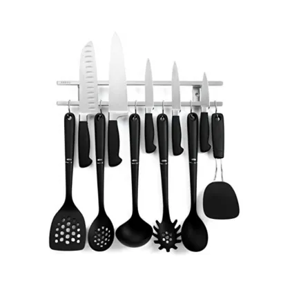 Magnetic Knife Holder Stainless Steel Tube Organizer