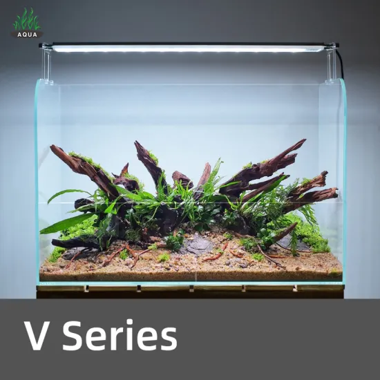 Wholesale Dimmable LED Aquarium Light V450K WRGB Full Spectrum for Freshwater Fish Tanks