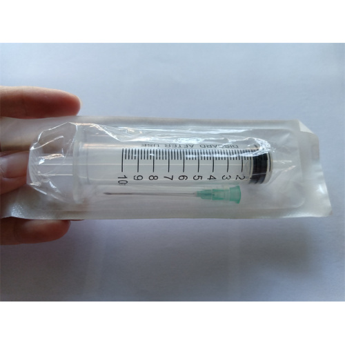 10 ml de seringue jetable en plastique pour injection stérile