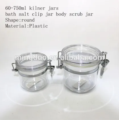 60-750ml kilner jars bath salt clip jar body scrub jar