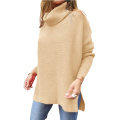 Women's Turtleneck Oversized Pullover Sweater Tops