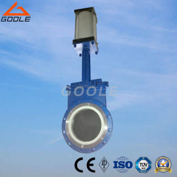 Pneumatic Wafer Short Type Ceramic Scum Slurry Gate Valve (GPZ673TC)