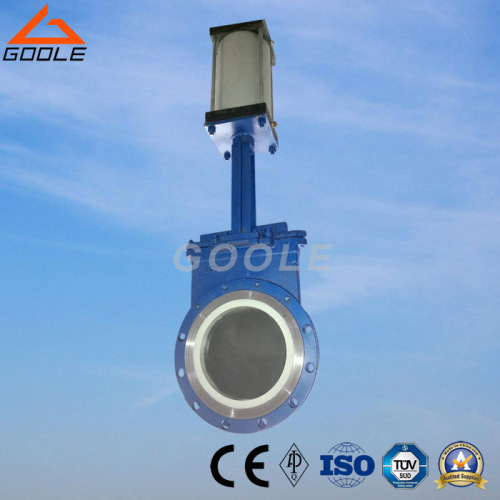 Pneumatic Wafer Short Type Ceramic Scum Slurry Gate Valve (GPZ673TC)