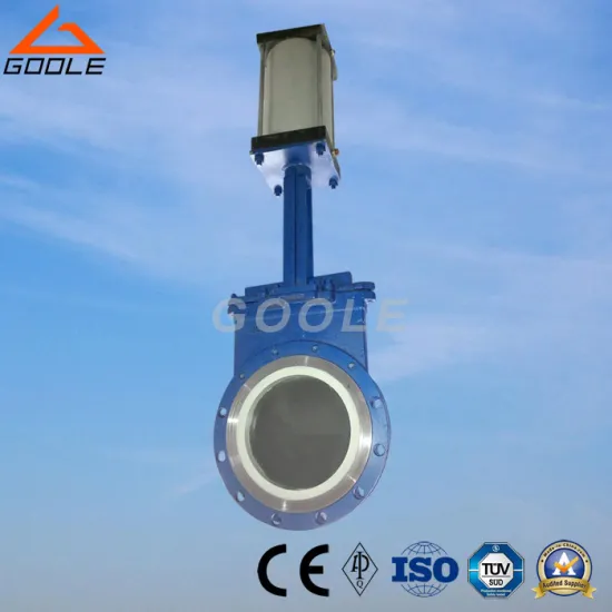 Pneumatic Wafer Short Type Ceramic Scum Slurry Gate Valve (GPZ673TC)