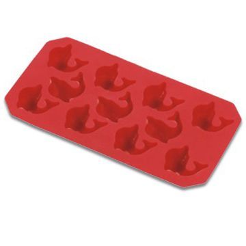 Silicone Ice Cube Tray, Available in Various Colors, Measures 260 x 110 x 17mm