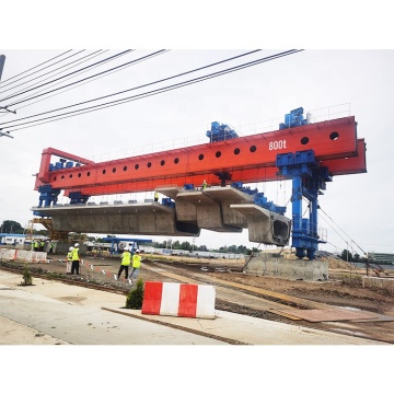 Electric Driven Cantilever Bridge Girder Beam Erection Launcher Gantry Crane