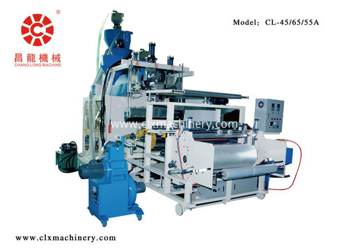 automatic roll change winding stretch film machine