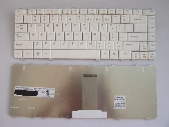 New Original Ibm Lenovo Ideapad Y450 Laptop Keyboard White - 25-008100