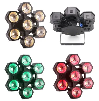 7-Head 40W RGBW LED DMX Stage Blinder Light for DJ Bars