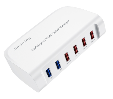 84W Smart 6-port USB Quick Charger