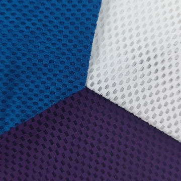 High Quality Polyester Knitted Breathable Casual Mesh Fabric Garment Material