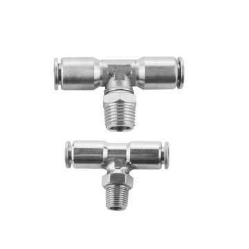 YBPB 316 Stainless Steel Push-In Fittings for Easy Air Hose Connection