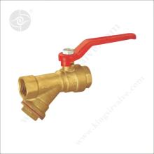 Red handle brass ball valves KS-6850