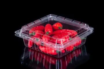Blister Plastic Vegetable Clamshell