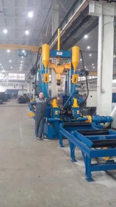 Automatic Integrated h beam welding assembly machine