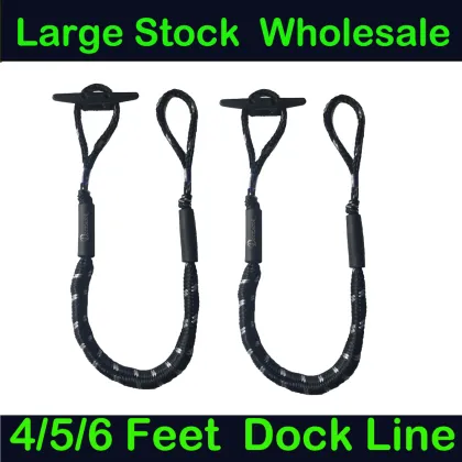 Water Bungee Cords Bungee Dock Line 4FT