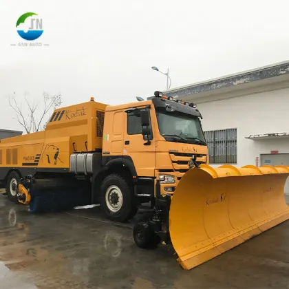 3-in-1 Heavy-Duty Plow Broom Blast Runway Snow Removal Equipment for Airports