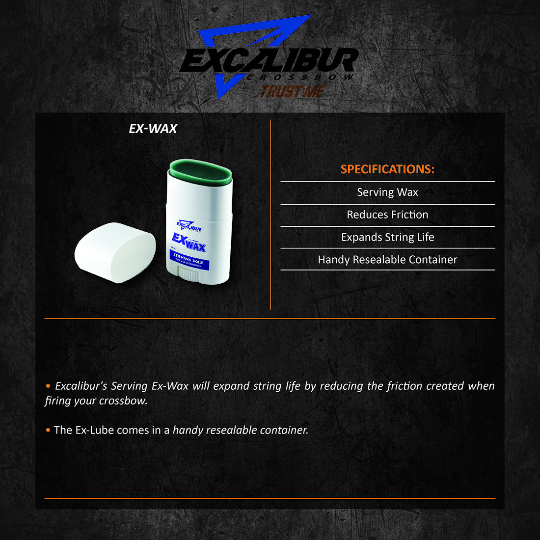 Excalibur_Ex_Wax_Product_Description