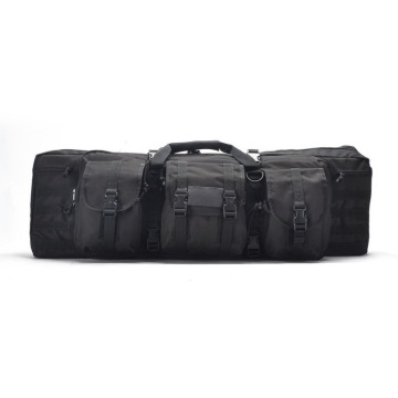 36 "42" 46 "Backpack Taktikal Memburu: Dual Gun Carry Bag dengan Tali Bahu dan Kes Perlindungan Sapi Lembut Padded