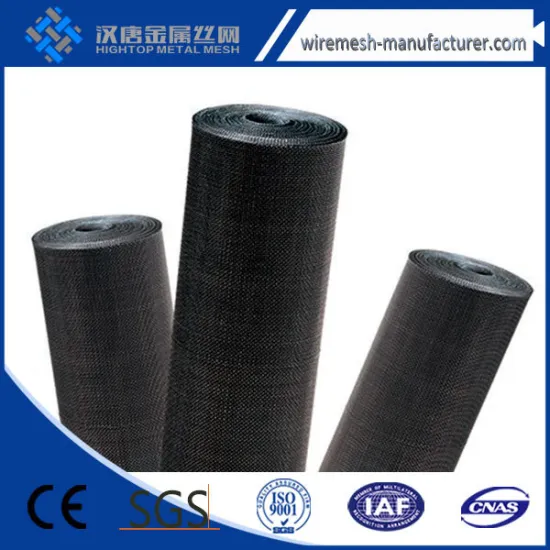 Alibaba China Black Wire Cloth/Black Square Wire Mesh
