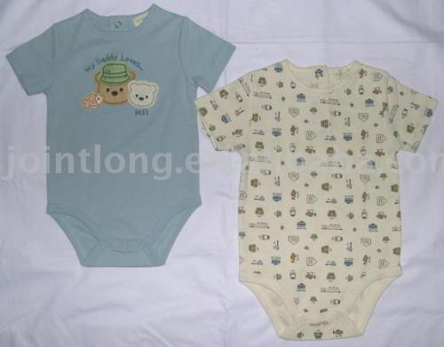 style 981465 baby romper set, Fabric: cotton interlock 240gsm