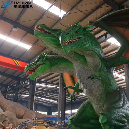 Animatronic European Dragon for Theme Park Attractions