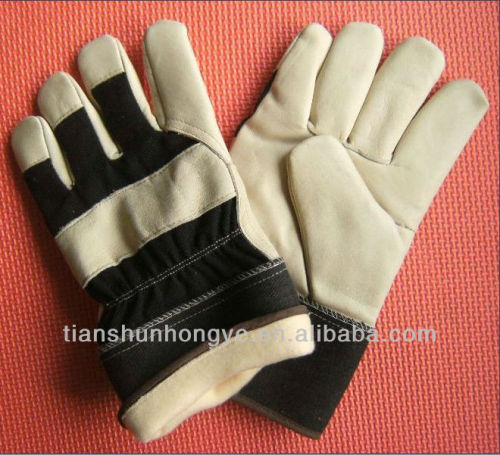 Cow Grain Safety Leather Hand Glove