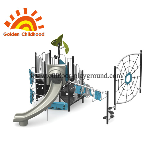 Blue Outdoor Playground Equipment For Fun