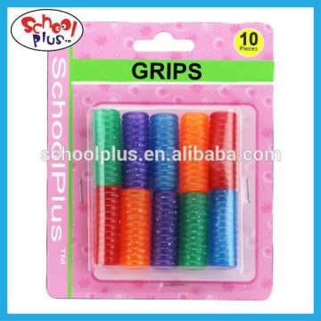 Hot transparent rubber pencil grips